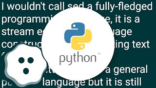 What are the differences between Perl, Python, AWK and sed?