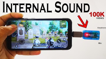 PUBG Internal Sound recording with USB sound card|No Root|No PC💥