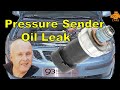 Saab 9-3 oil pressure sensor change | How to | Saab Oil Leak Problems