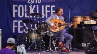 Oud player, Rahim AlHaj, playing at the 22nd Annual Ralph Rinzler Memorial Concert (July 3rd, 2016)