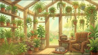 Sunlit Botanical Room 🌿 | 1950s Morning Jazz for Study & Focus screenshot 5
