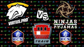 CS:GO Best Moments ECS Virtus.pro vs NiP map 2 Train