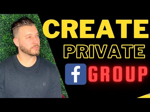 How To Create A Private Facebook Group 2021 (Fast and Easy) - YouTube