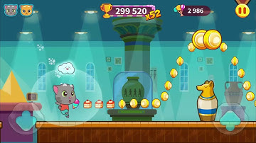 Talking Tom Candy Run NEW GAME UPDATE Outfit7 5-MIN! || Android/iOS Gameplay Walkthrough Part-117