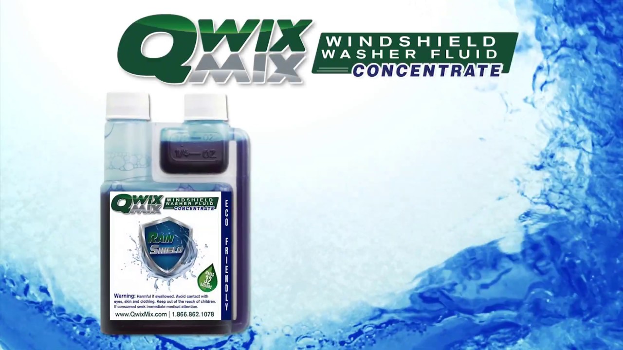 QWC-8RS Rain Shield Windshield Washer Fluid Concentrate