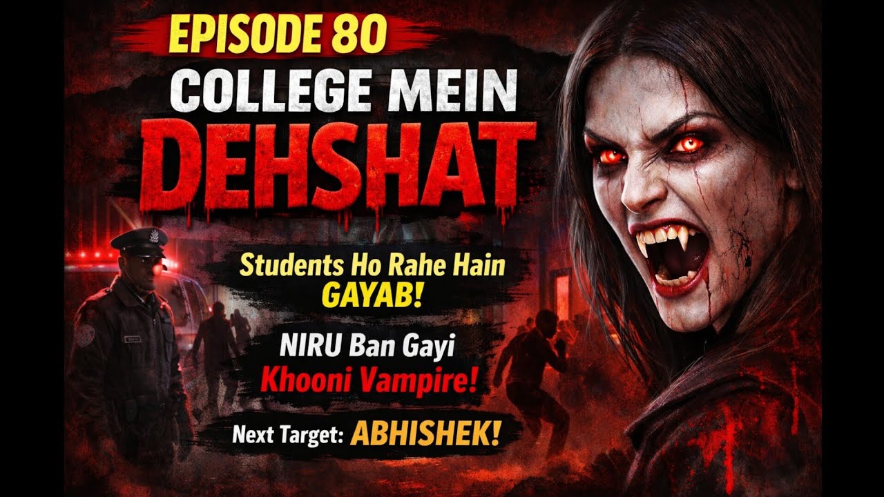 Episode 80 | College में दहशत 😱 | Vampire Story | Niya–Samar | Audio FM Stories