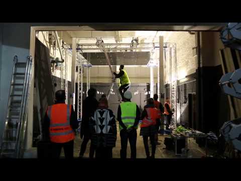 Here Today... Art Exhibition Installation Time-lapse