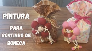 Pintura Simples e Divertida: Personalize o Rosto de sua Boneca de Pano em Poucos Passos