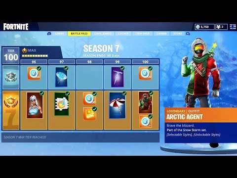 *NEW* Fortnite SEASON 7 BATTLE PASS SKINS! (Fortnite Battle Royale Season 7 Skin Info)
