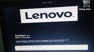 UNBOXING lenovo X3650 M5 PN.8871C2A dan Chek HDD via F1 Bios