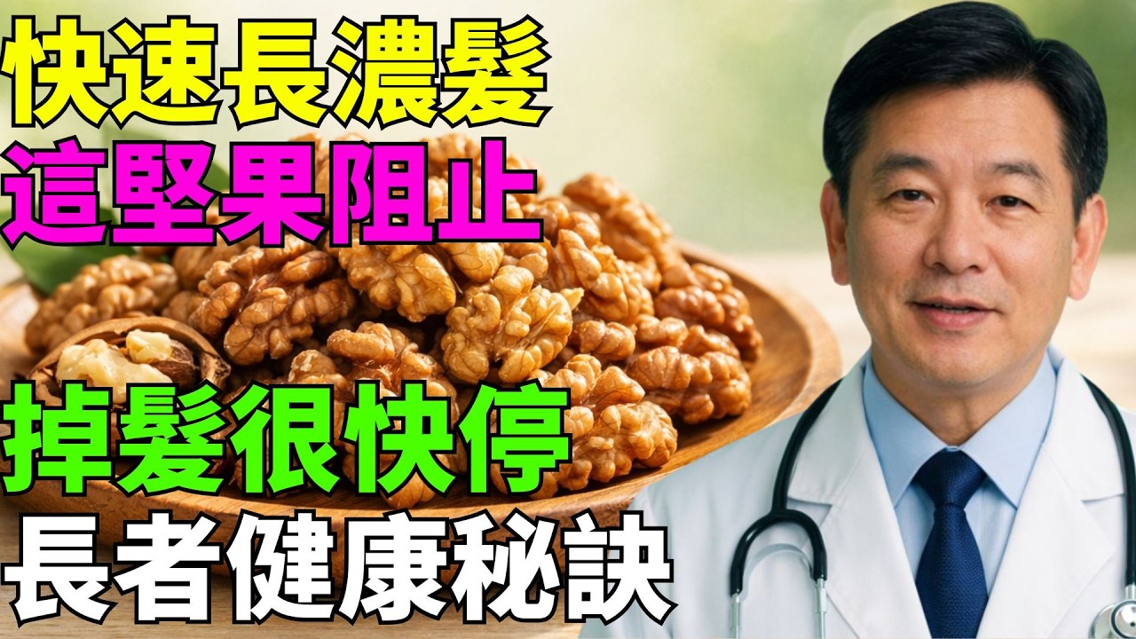 快速長出濃密頭髮！長者多吃這種堅果，抑制掉髮、促進頭髮自然再生