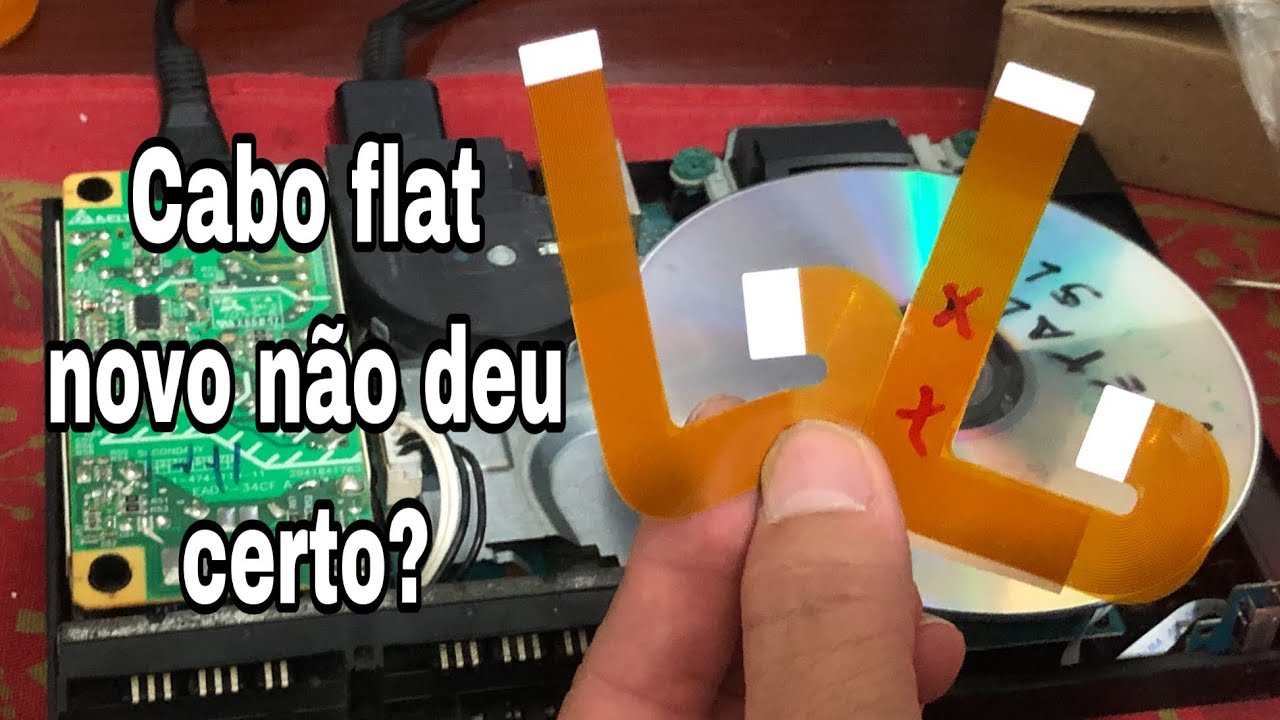 Cabo flat novo do ps2 não deu certo? Assista esse vídeo!