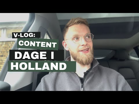 Første Vlog: Vi rejser til Holland - Se hvordan vi laver content