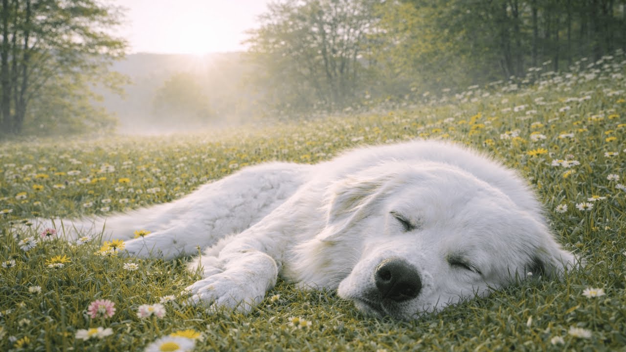 10 Hours of Peaceful Morning Meadow Sounds for Dogs | Dog TV