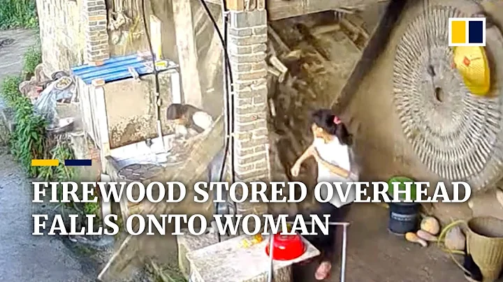 Overhead platform with firewood collapses onto woman in China - DayDayNews