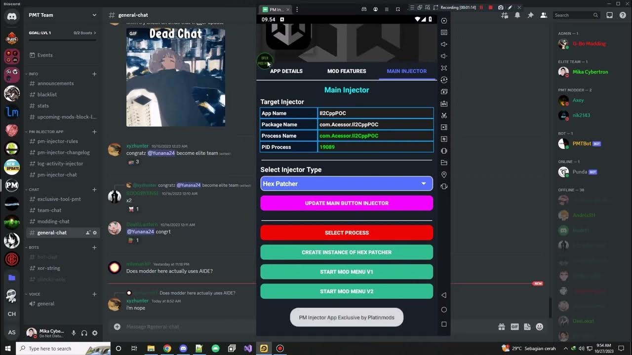 PM Injector App (New Version) Test Mod Menu YouTube