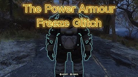 Fallout 76 Power Armour Freeze Glitch - SOLUTION!!