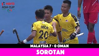 Malaysia 7 - 0 Oman | HERO Hockey Asia Cup 2022