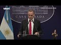 Adorni dijo que el Gobierno quiere que los alimentos "lleguen a quienes los necesitan"