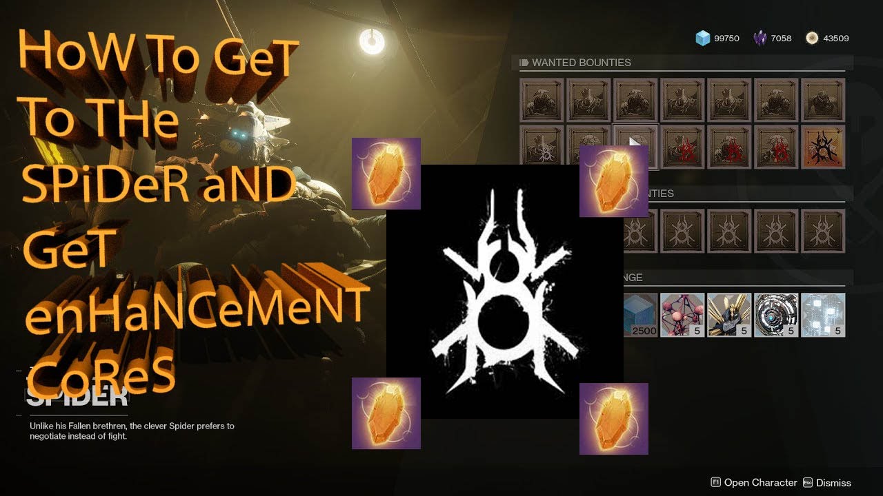 HoW To GeT To SPiDeR aND BuY eNHaNCeMeNT CoReS DaiLY. - YouTube