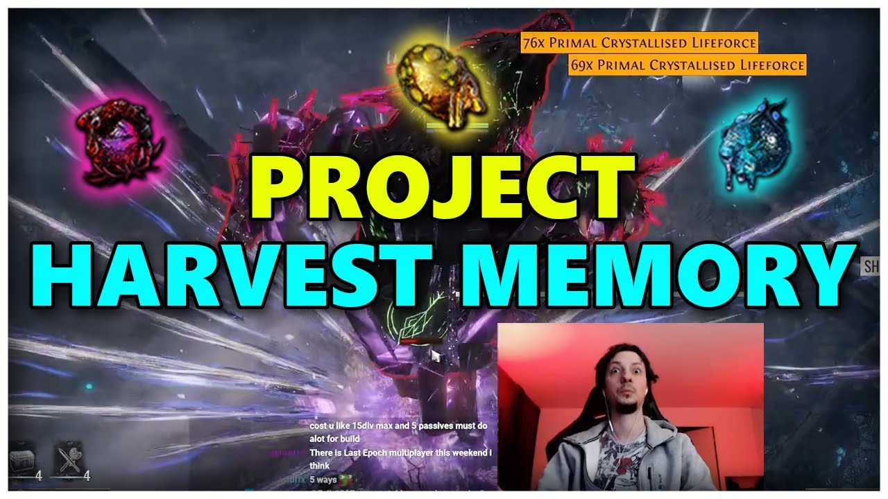 [PoE] Project Einhar's Memory of the Sacred Grove Farming harvest