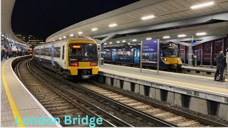 Trains at London Bridge SEML 25/11/22 @C.S-Transport