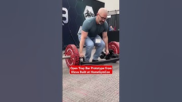 Open Trap Bar Prototype from Kleva Built at HomeGymCon