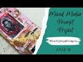 Mixed Media Prompt Project Week 16 | #CraftyHopePrompts | Printed Drywall Tape and Tag