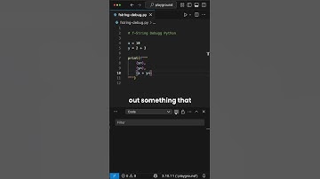 CLEAN And SIMPLE Debug Python With This F-String Trick