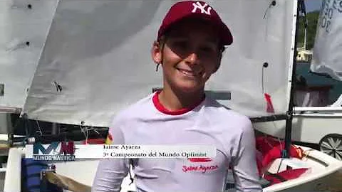 Jaime Ayarza 3 en el Mundial de Optimist  2019