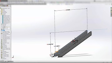 Solidworks Training - Tutorial:  Structural Steel Stairs Pt. 4 of 5 and CAD Files