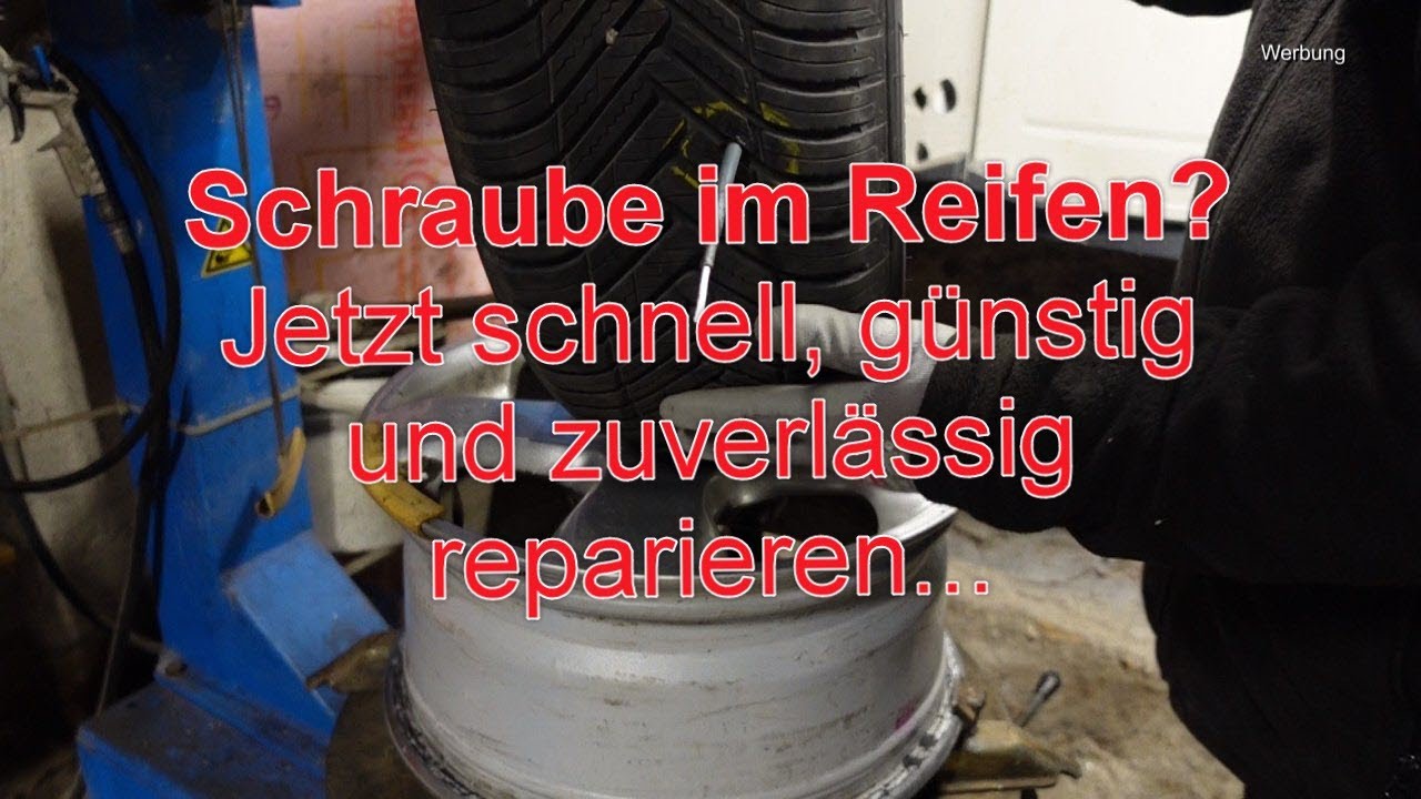 Auto Reifen Reparatur Nagel Schrauben Set Reifenpanne Gummi Steck