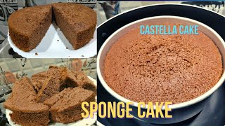 How to make super soft sponge cake|Bakery Castella cake recipe|angelnuts
