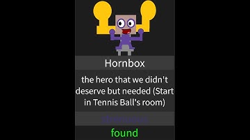 How to get Hornbox in Find the Bfb Characters