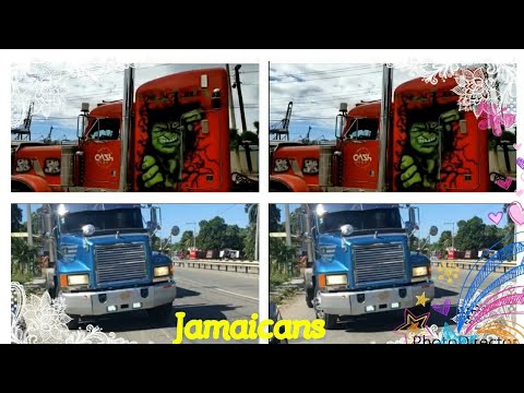 this is how Jamaicans drive heavy duty trucks with Jakes #jamaicantruckers