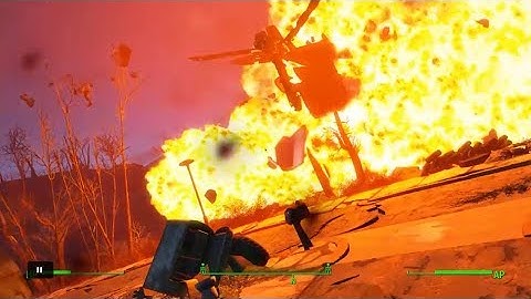 Fallout 4 - Vertibird Crash Compilation