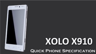 XOLO X910 come in the Price Rs. 9999.00 with 1.6 GHz Intel Atom Z2460 Processor Phone Specification