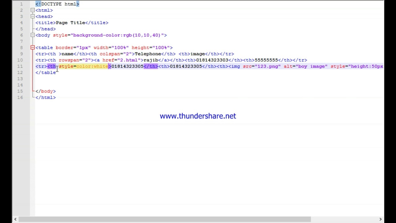 How to change text color in Html - YouTube