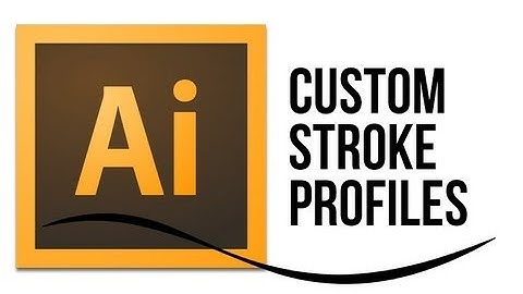 How To Edit Custom Stroke Profiles in Adobe Illustrator CS6: Video Tutorial