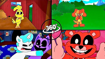 360º VR All Smiling Critters cardboard voicelines animated (Complete)