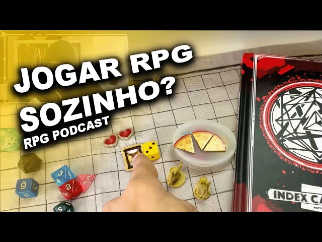 JOGAR RPG SOLO?  RPG DE MESA Podcast 