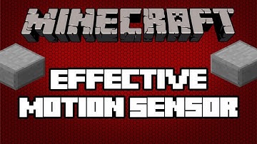 Minecraft 1.3.2 | Effective Motion Sensor (TUTORIAL)