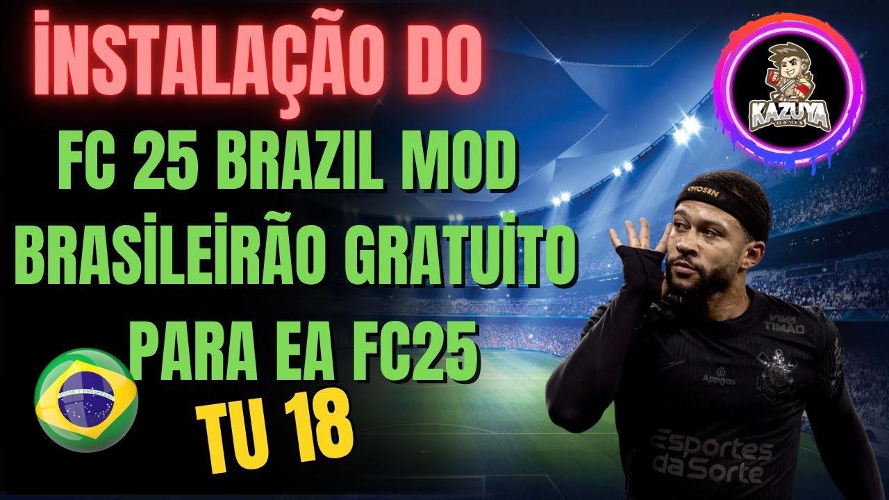 🔴 NOVO MOD EA FC 25 GRATUITO TU 18 - TUTORIAL PASSO A PASSO 🔴