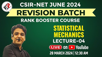 Revision Classes For CSIR-NET JUNE 2024 I Statistics I Lecture-4| Himanshu Sir