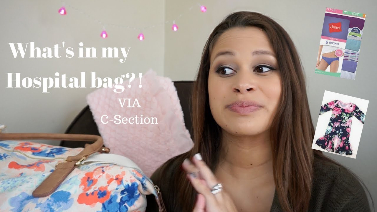 What's In My Hospital Bag, C-Section Delivery (Organized Jen)