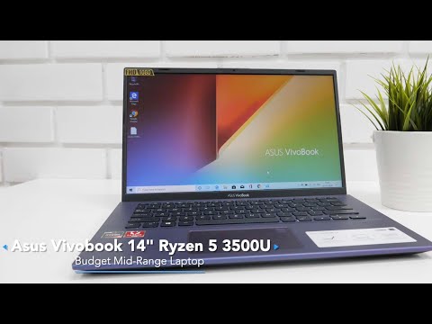 Asus Vivobook 14&quot; Ryzen 5 3500U Budget Mid-Range Laptop