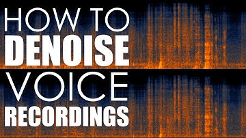 How to DeNoise Voice Recordings - Part 5 of 24