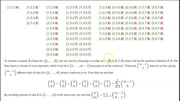 Counting subsets by maximal elements