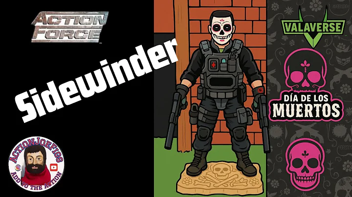 Valaverse Action Force Sidewinder Día De Los Muertos Review – Day of the Dead Action Figure!
