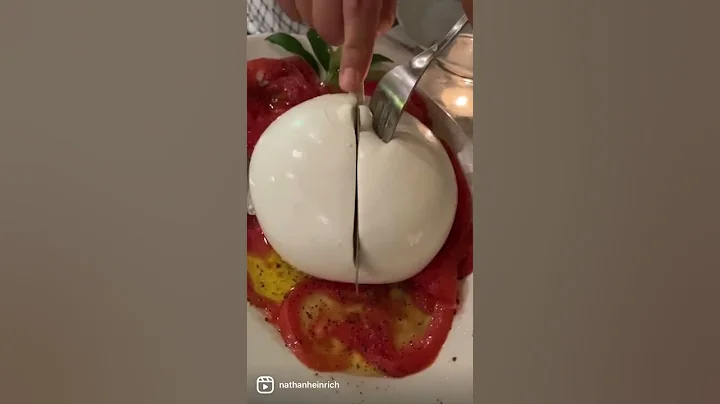 Mozzarella di Bufala (buffalo milk mozzarella) from Naples Italy!